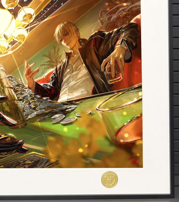 H2工作室 《金閃閃砂金》崩壞星穹鐵道吉爾伽美什卡卡瓦夏裝飾畫 