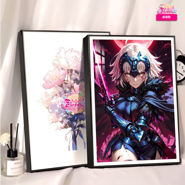 阿喵畫社 背水一戰 黑貞 裝飾畫 