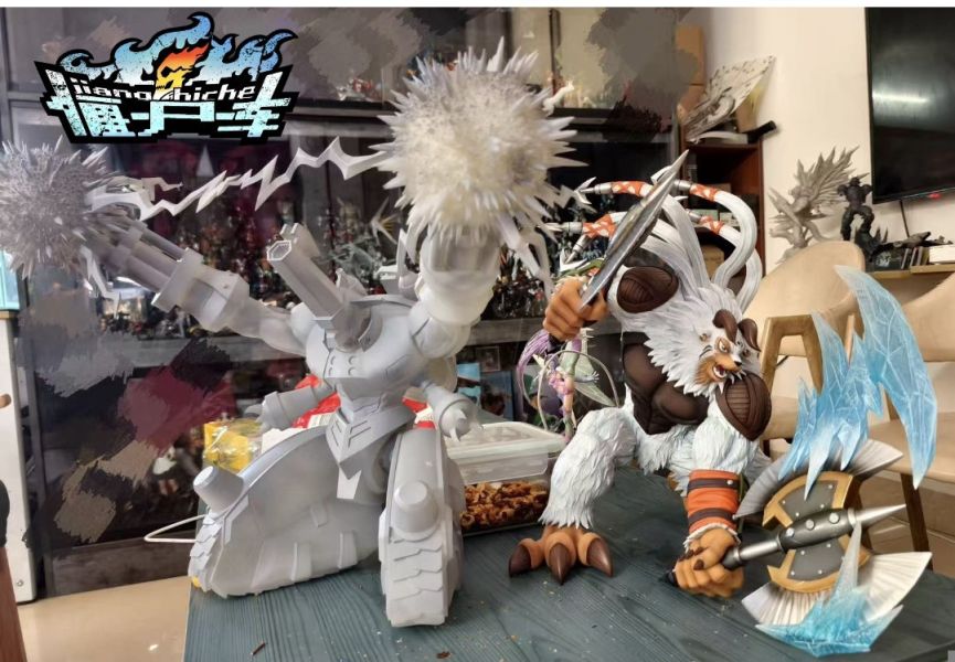 殭屍車工作室 快貨系列 數碼寶貝04 無限地帶 獸型 雷之鬥士 雷光獸 