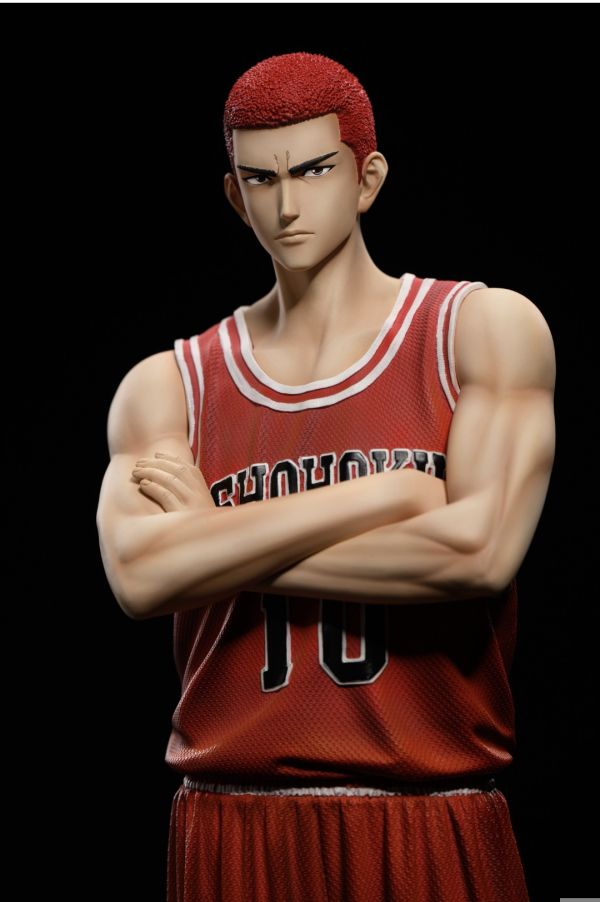 夢幻工作室 灌籃五虎站姿場景雕像 