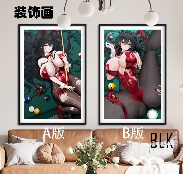 巴洛克 大鳳鷯Taihō碧藍航線裝飾畫/冰箱貼 