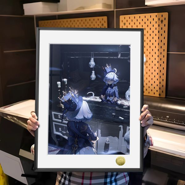皇呱《孤獨末任水神》原神芙寧娜裝飾畫 
