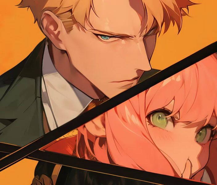 H2工作室 《福傑一家》間諜過家家阿尼亞約爾黃昏裝飾畫 