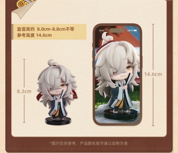 崩壞：星穹鐵道 無名客的獎章 Q版盒蛋 