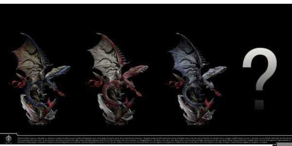 Edge studio 怪物獵人（雄火龍 銀火龍 蒼火龍） 