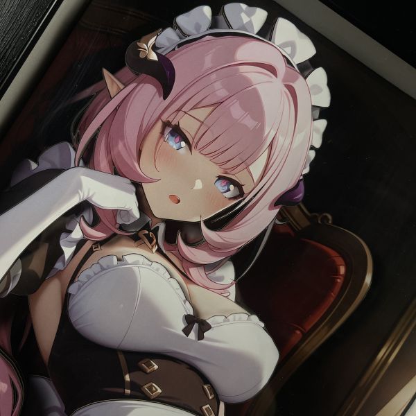 黑白畫映 B&W Studio MHY Girls系列立體裝飾畫 第一彈 愛莉希雅 Elysia 