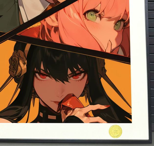 H2工作室 《福傑一家》間諜過家家阿尼亞約爾黃昏裝飾畫 