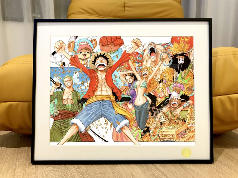 星空《草帽大寶藏》海賊王onepiece裝飾畫 