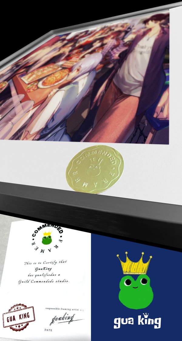 皇呱《EVA全員聚餐》新世紀福音戰士裝飾畫 