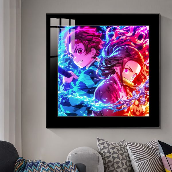 JUZI橘子工作室 炭治郎與禰豆子裝飾畫 