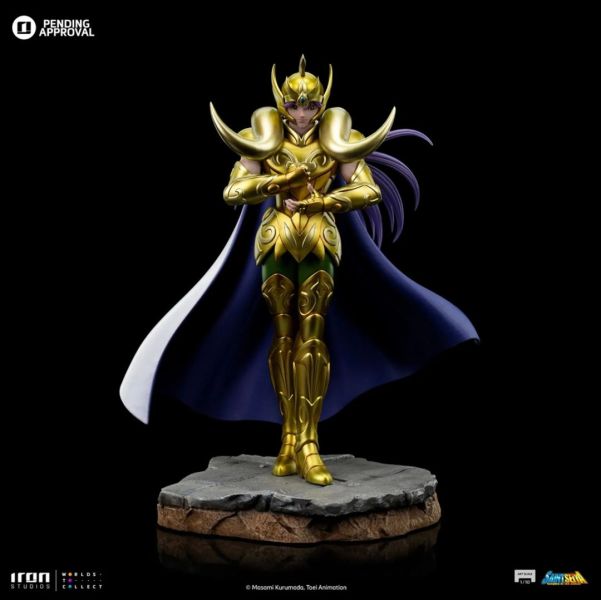 正版授權 Iron Studios 1/10 聖鬥士星矢 十二黃金 白羊座 穆 雕像 