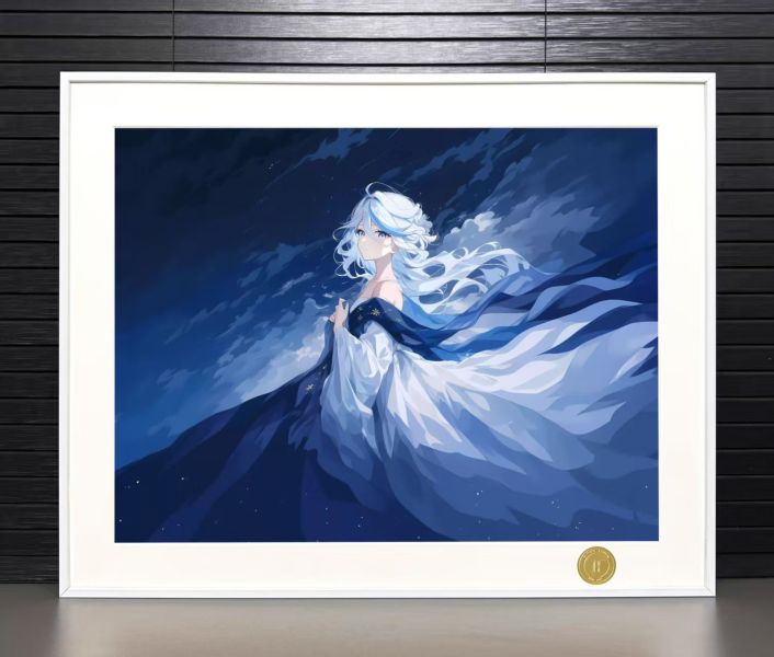 H2工作室 《水神》芙寧娜原神裝飾畫 
