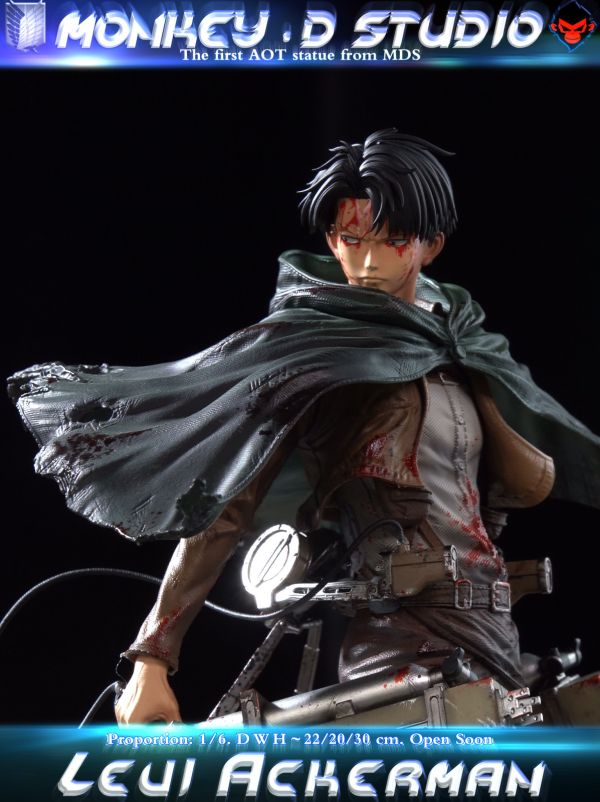 漫奇工作室 1/6 AOT李維兵長 