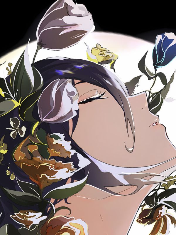 星空《月下蕾塞》電鋸人reze鏈鋸人蕾塞篇裝飾畫 