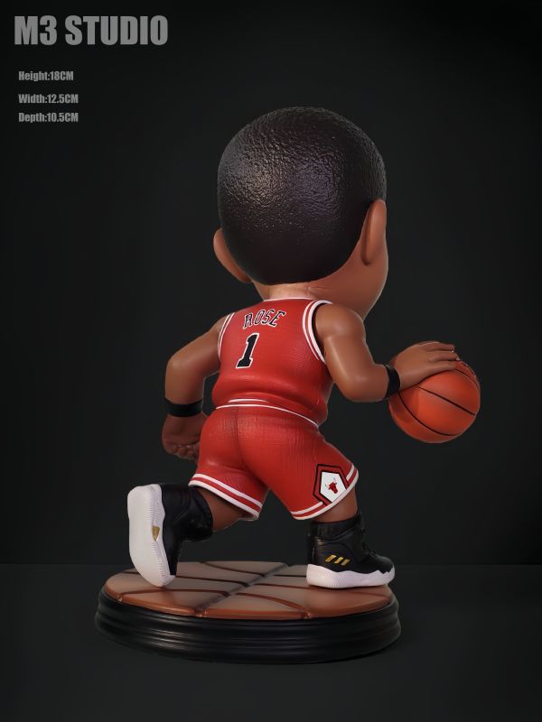 M3工作室 NBA 公牛 羅斯 模型GK雕像 Q版 