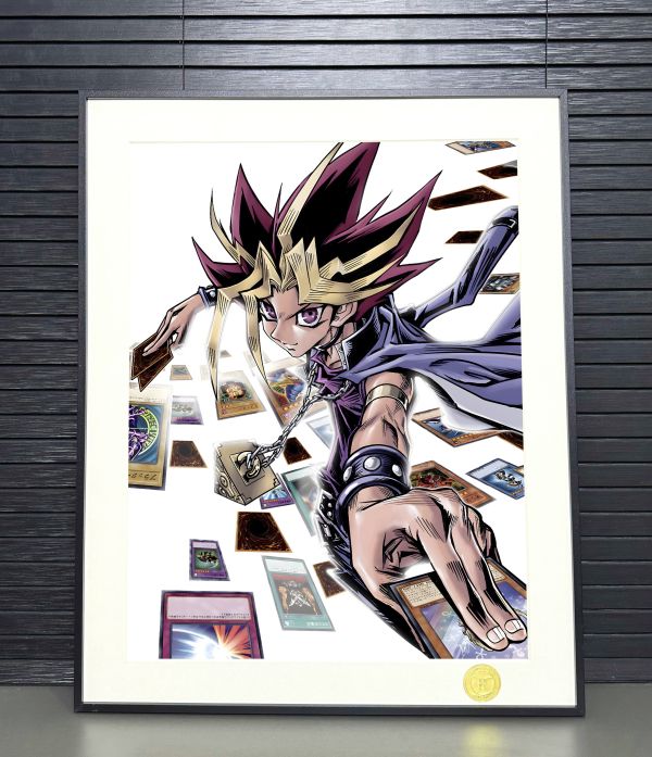 H2工作室《遊戲》阿圖姆遊戲王武藤遊戲法老王暗遊戲裝飾畫 