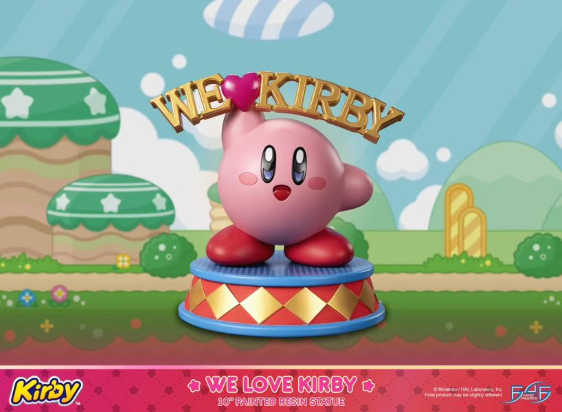 正版授權 First 4 Figures 25cm 星之卡比 Kirby 雕像 