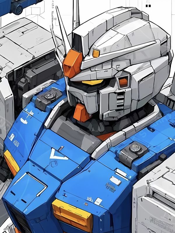 星空 《高達》機動戰士高達GUNDAM元祖高達動漫裝飾畫 