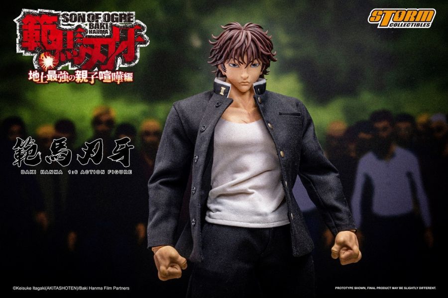 正版授權 Storm Toys 1/6 漫畫刃牙系列 BAKI HANMA 範馬刃牙 可動人偶 