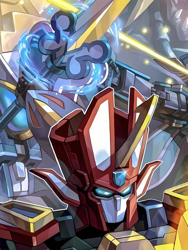 星空《光能使者》魔動王遙大地加斯拉比裝飾畫 