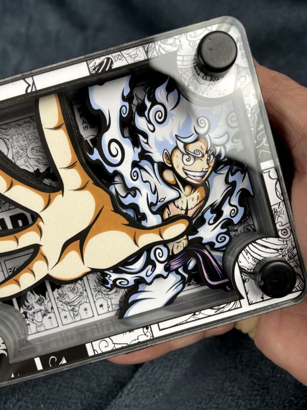 萌萌匠 海賊王尼卡魯夫亞克力卡磚擺件 