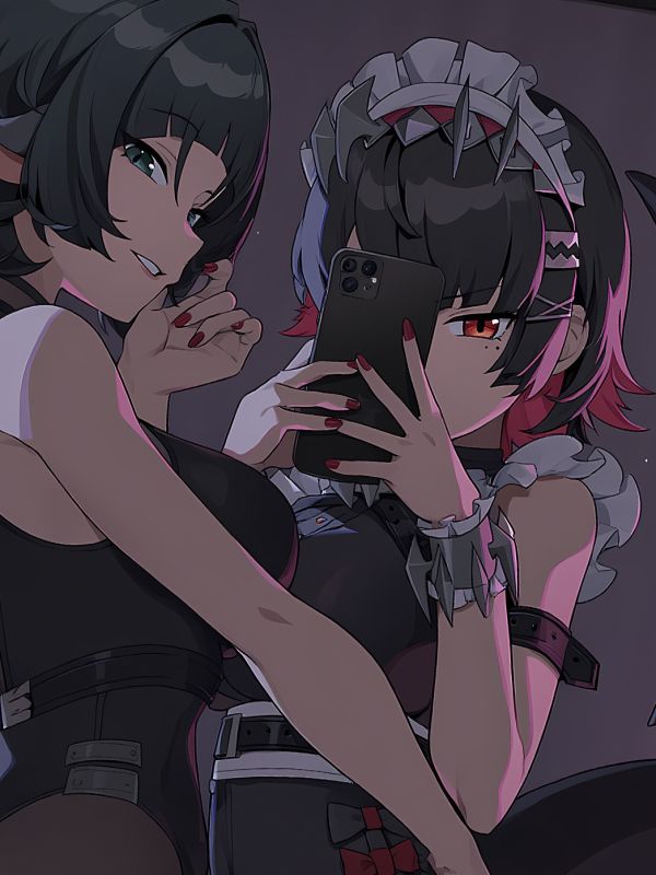 星空 《簡與艾蓮》絕區零Ellen鯊魚妹弗蘭克裝飾畫 