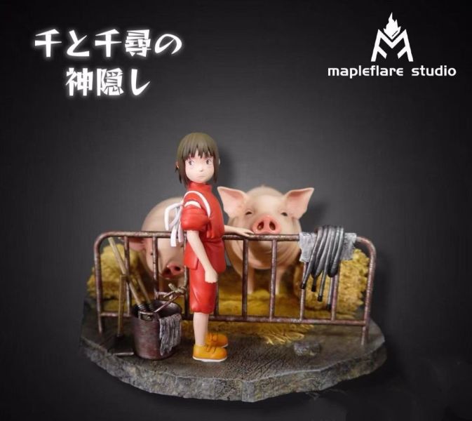 楓焰工作室 神隱少女系列 電影封面 千尋與父母 