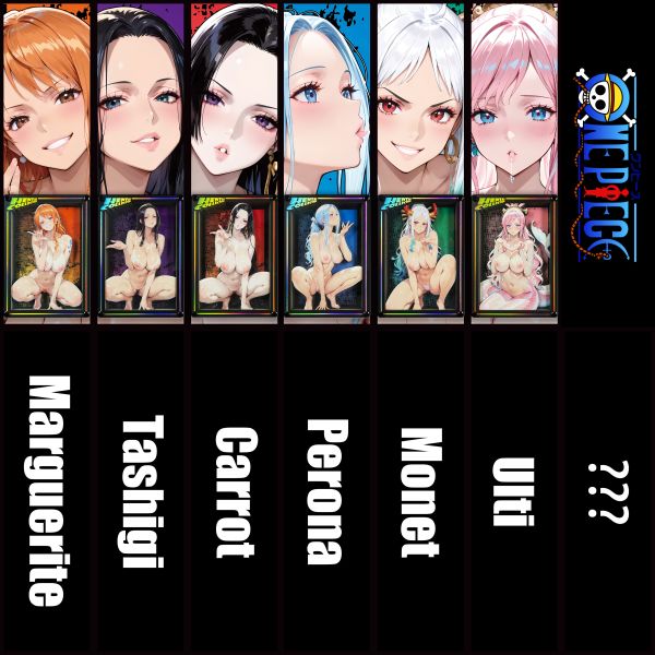 黑白畫映B&W Studio AI Creator系列桌面裝飾卡磚SP One Piece Girls 第五/六款 