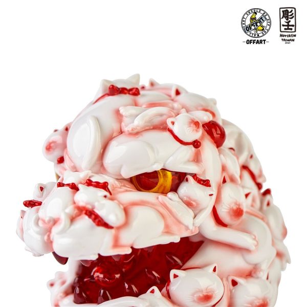 【補款】正版授權 OFFART×阿壬 12cm 百貓紅蓮 迷你招財頭雕 