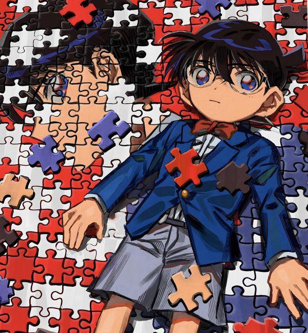 H2工作室 《拼圖柯南》名偵探柯南工藤新一裝飾畫 