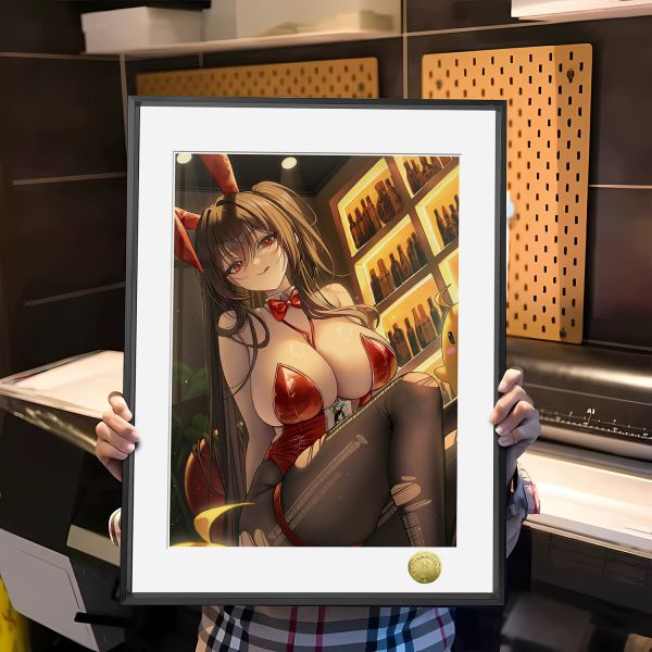 皇呱《酒吧兔女郎大鳳 第二彈》碧藍航線重櫻航母艦娘裝飾畫 