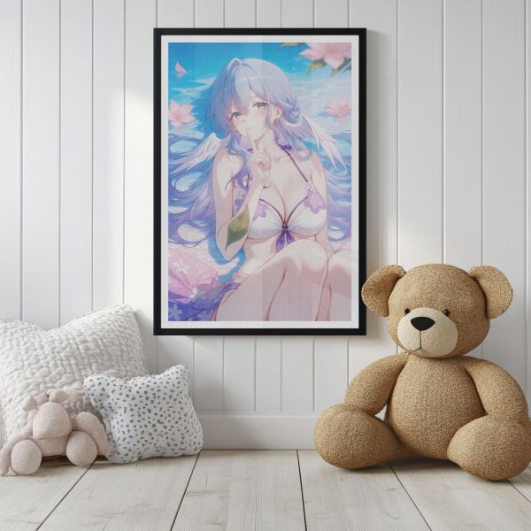 SKS香橙工作室 噓！知更鳥 彩色版畫裝飾畫 