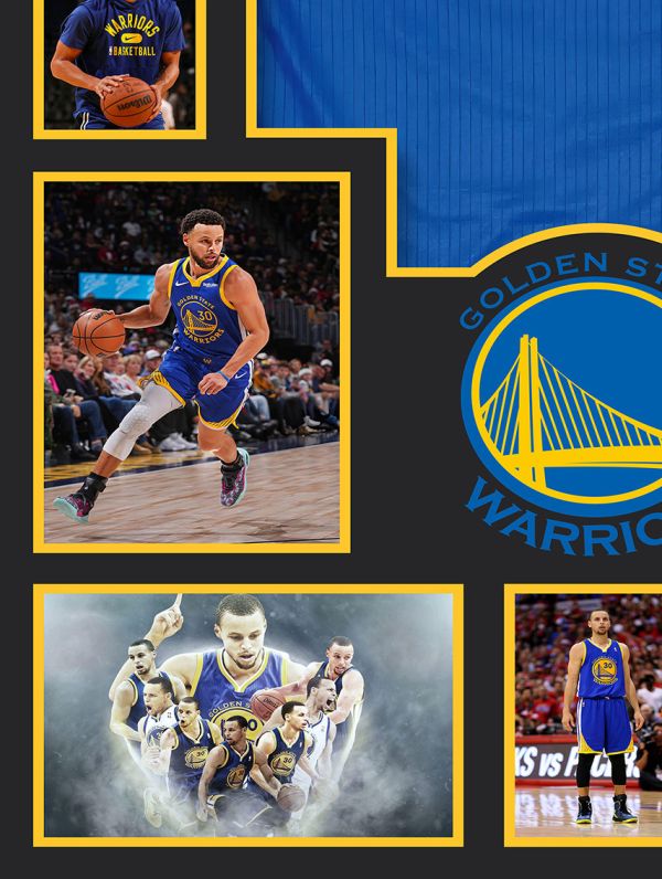 巴洛克 萌神小學生中國行Curry金州勇士NBA裝飾畫 
