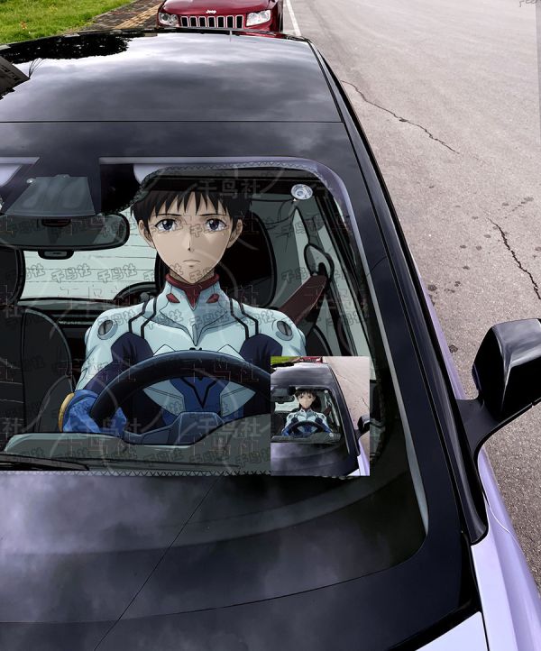 千鳥社《汽車前擋遮陽-真嗣、渚薰》EVA新世紀福音戰士 