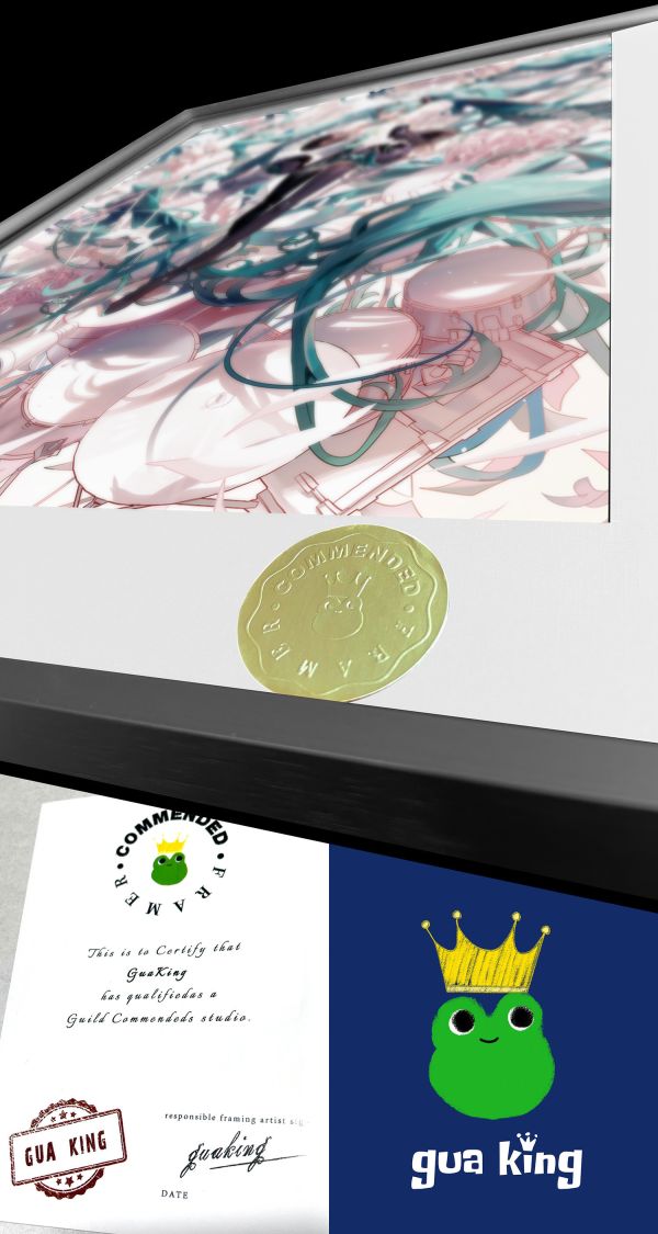 皇呱《歌姬初音》初音未來miku世界第一公主殿下裝飾畫 