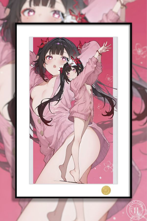 H2工作室《毛衣花火》崩壞星穹鐵道Sparkle花火裝飾畫 