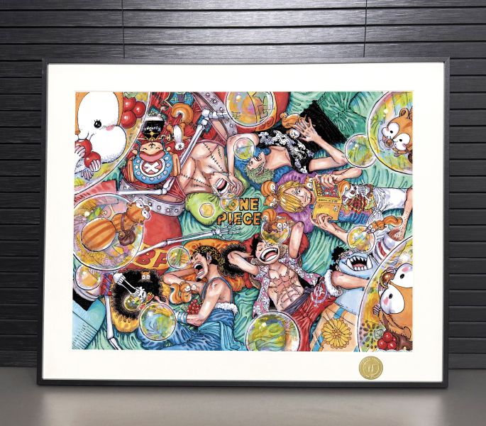 H2工作室《午睡草帽團》海賊王裝飾畫 