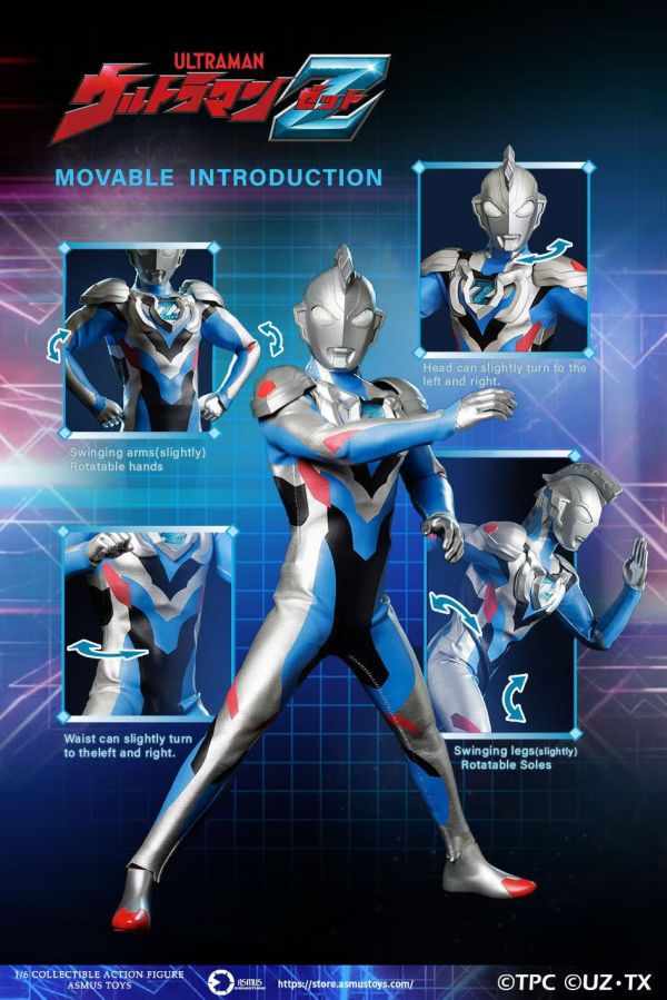 正版授權 ASMUS TOYS 阿司馬玩具 12寸 奧特曼系列 Ultraman Z 澤塔奧特曼 