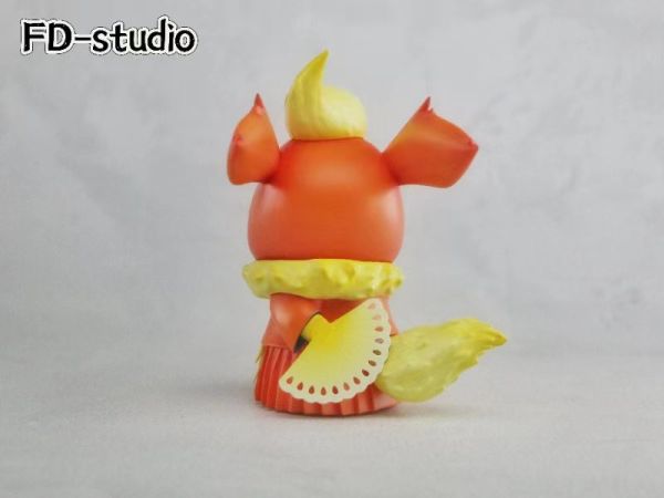 IH-studio ✘ FD工作室  伊布變皮系列第七彈 火伊布皮卡丘 