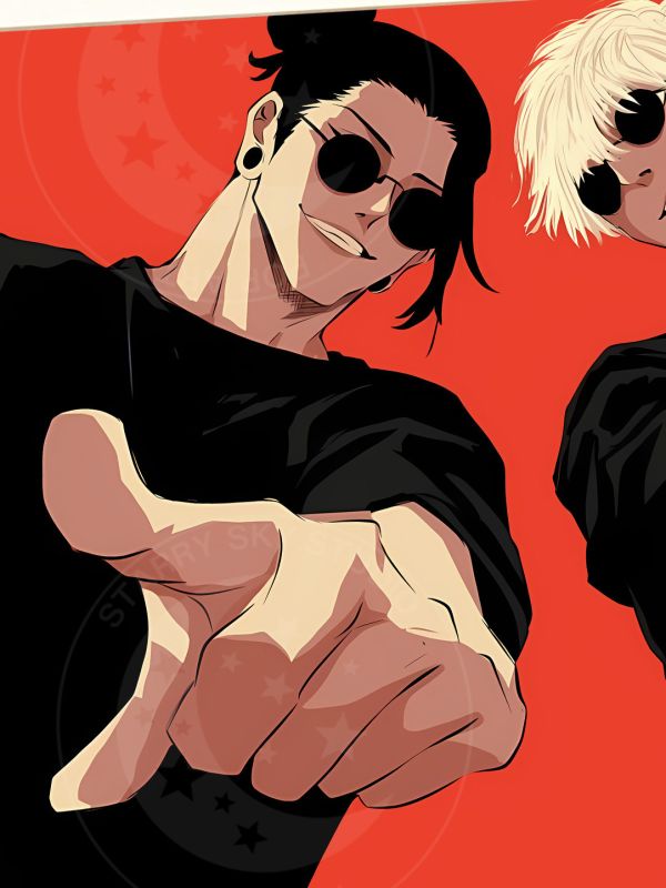 星空《五條悟夏油傑》咒術回戰Gojo Satoru裝飾畫 