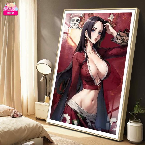 阿喵畫社 時釉殘卷女帝裝飾畫 