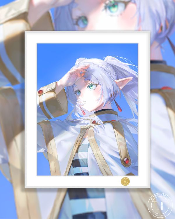 H2工作室 《芙莉蓮》葬送的芙莉蓮Frieren裝飾畫 
