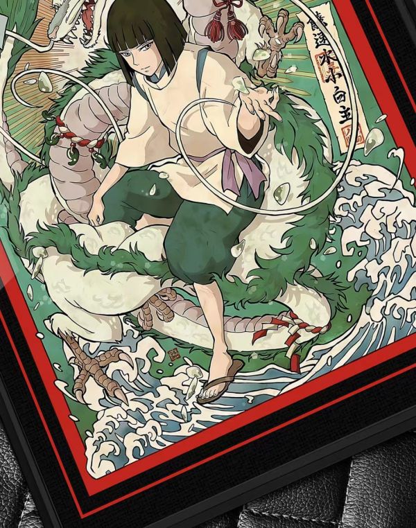 千鳥社《千與 小白龍》千與千尋宮崎駿神隱少女小白龍裝飾畫 