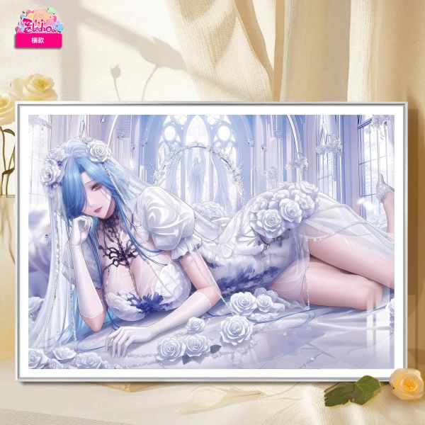 阿喵畫社 婚紗 格芮芙 裝飾畫 