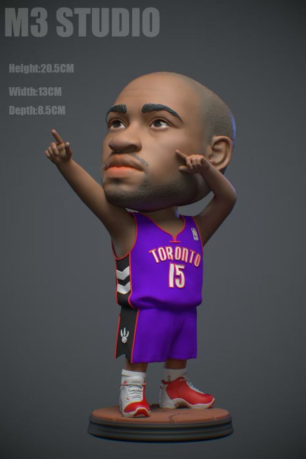 【補款】M3工作室 Q版文斯卡特 NBA雕像 