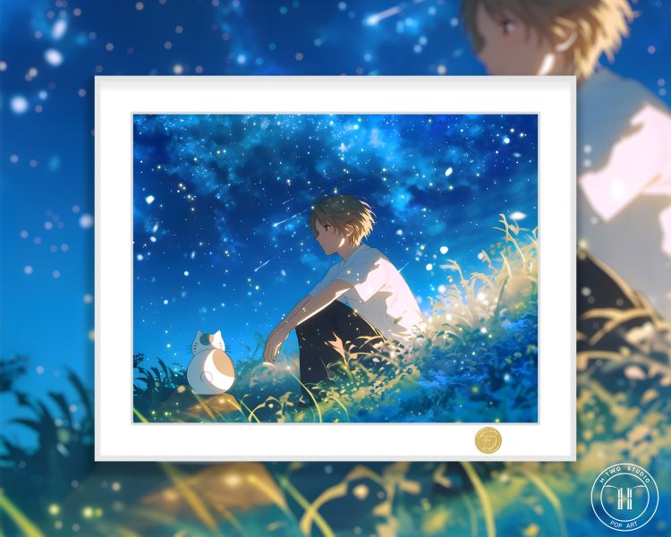 H2工作室 《夏目貴志》斑夏目友人帳裝飾畫 