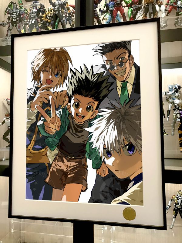 星空 《獵人小隊》全職獵人小傑奇犽酷拉皮卡雷歐力裝飾畫 