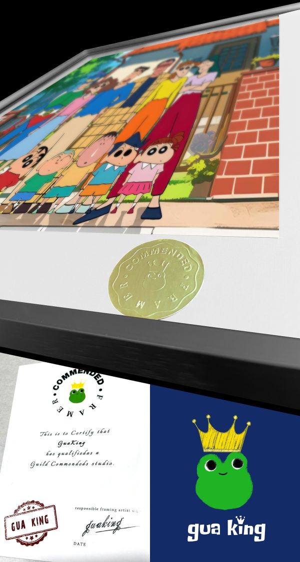 皇呱《蠟筆小新全家福》雙葉幼稚園動感超人大合照裝飾畫 