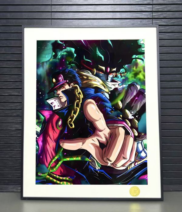 H2工作室 《空條承太郎》白金之星JOJO的奇妙冒險裝飾畫 