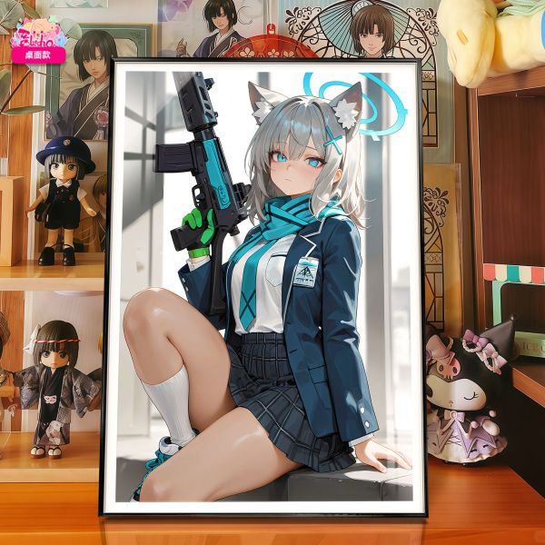 阿喵畫社 深空指令 砂狼白子裝飾畫 